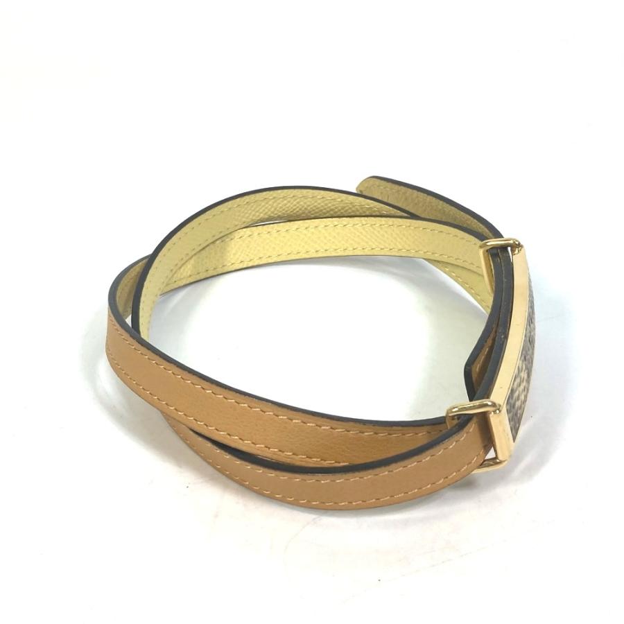 HERMES エルメス 細ベルト ベルト レザー R□刻 ジョーヌプッサン/ジョーヌアンブル イエロー レディース.【中古】 | HERMES | 02