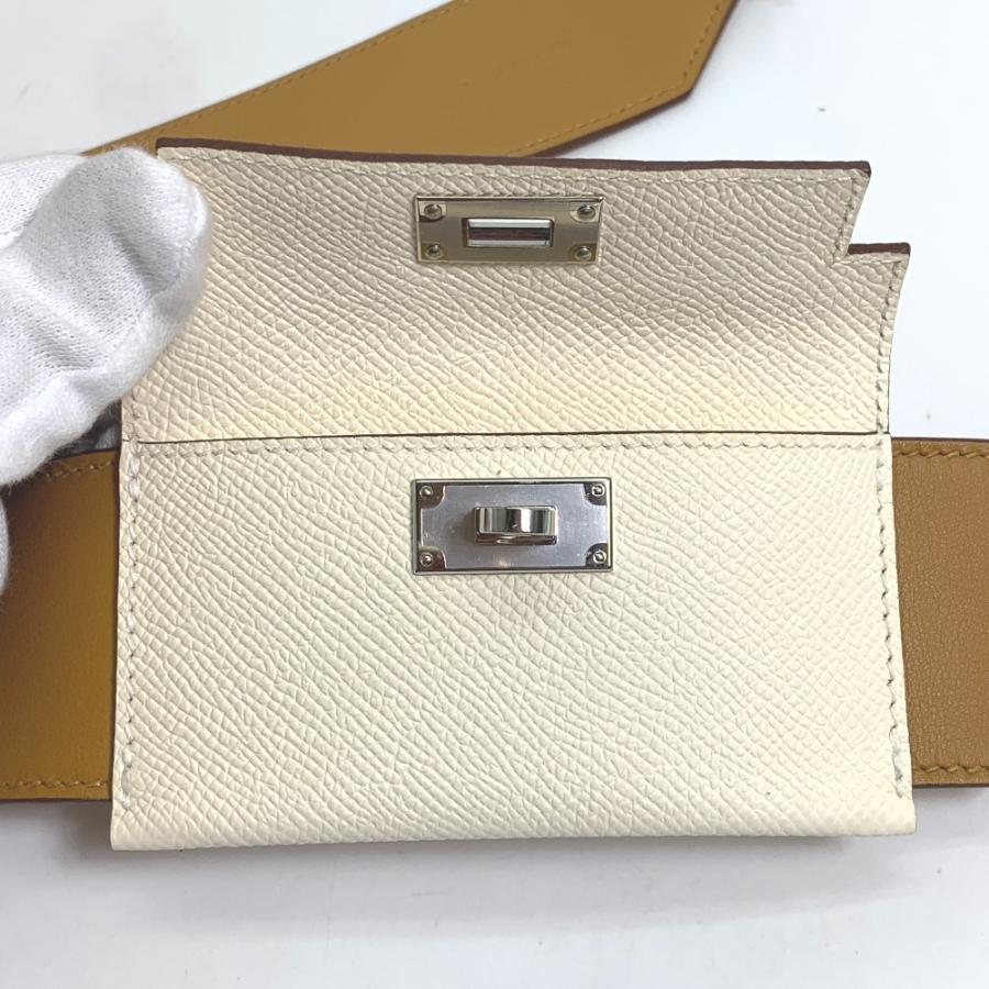 HERMES エルメス バンドリエール ケリー ポシェット ショルダーストラップ スイフト ナタ／セサミ ベージュ レディース【中古】美品 | HERMES | 03