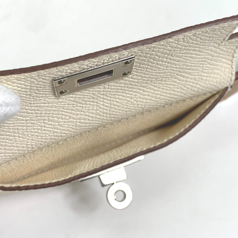 HERMES エルメス バンドリエール ケリー ポシェット ショルダーストラップ スイフト ナタ／セサミ ベージュ レディース【中古】美品 | HERMES | 04