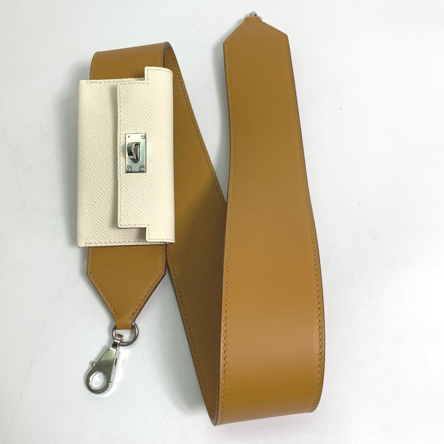 HERMES エルメス バンドリエール ケリー ポシェット ショルダーストラップ スイフト ナタ／セサミ ベージュ レディース【中古】美品 | HERMES | 07