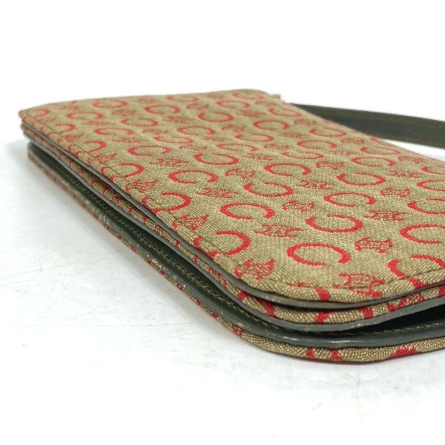 CELINE セリーヌ Cマカダム ミニハンドバッグ アクセサリーポーチ