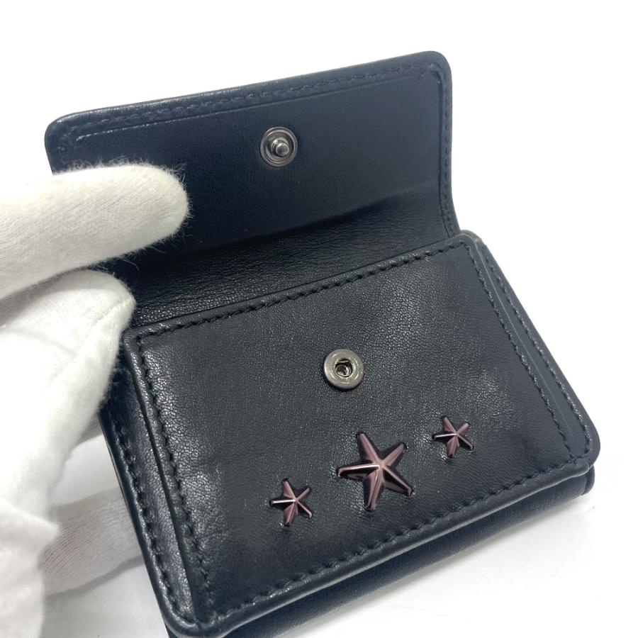 JIMMY CHOO ジミーチュウ スタースタッズ コンパクト ミニウォレット 3 