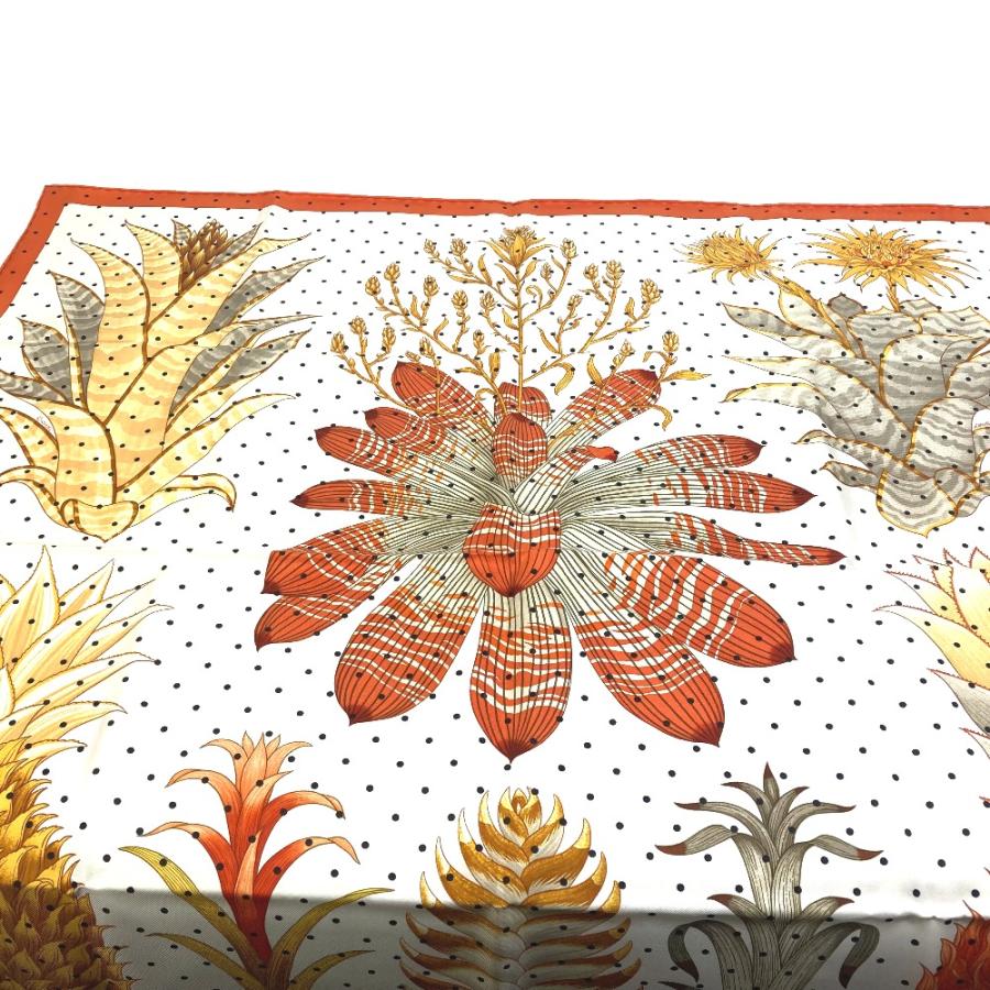 HERMES エルメス Index Bromeliaceae ブロメリアの目録 スカーフ カレ  