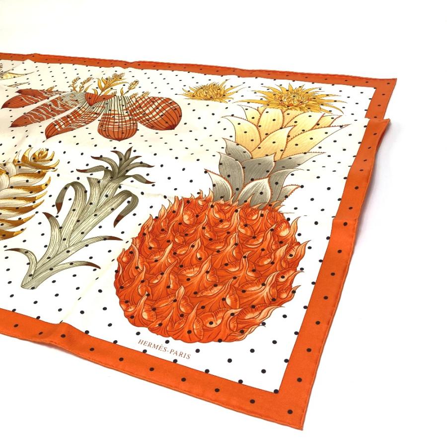 HERMES エルメス Index Bromeliaceae ブロメリアの目録 スカーフ