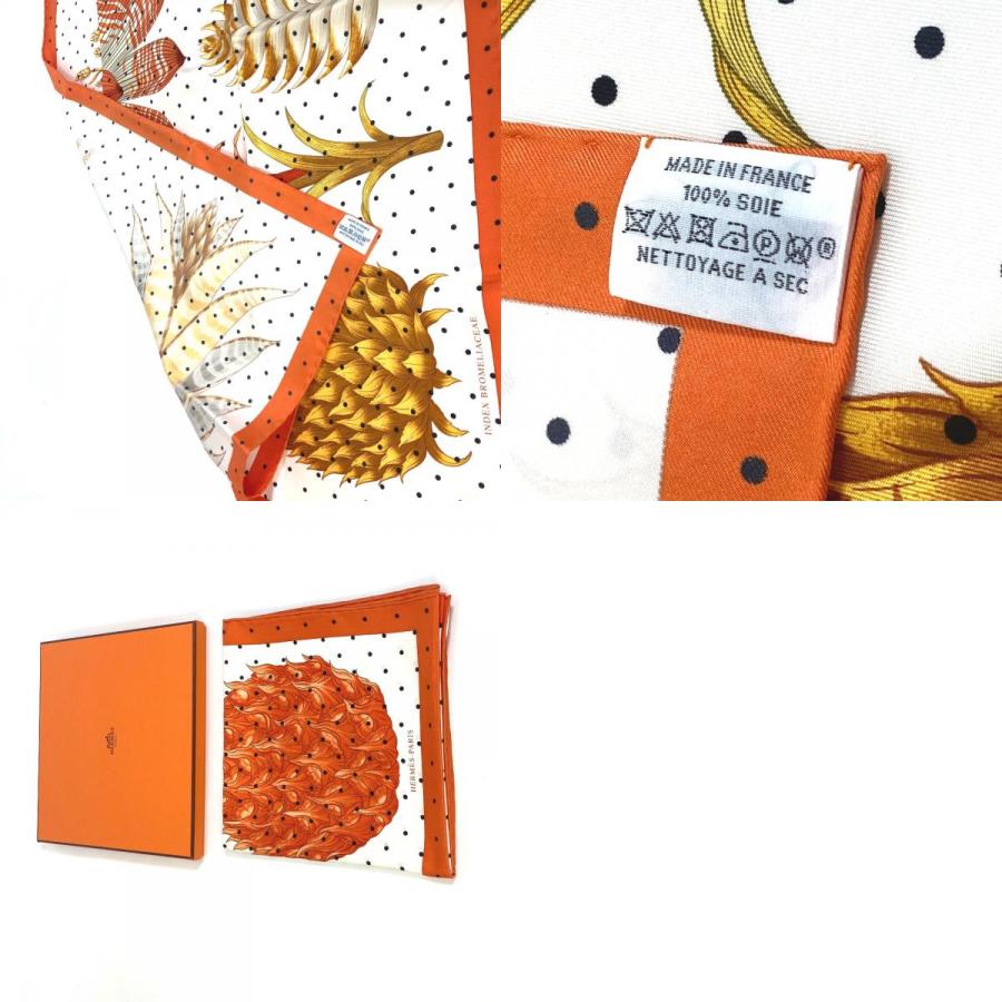 HERMES エルメス Index Bromeliaceae ブロメリアの目録 スカーフ カレ 