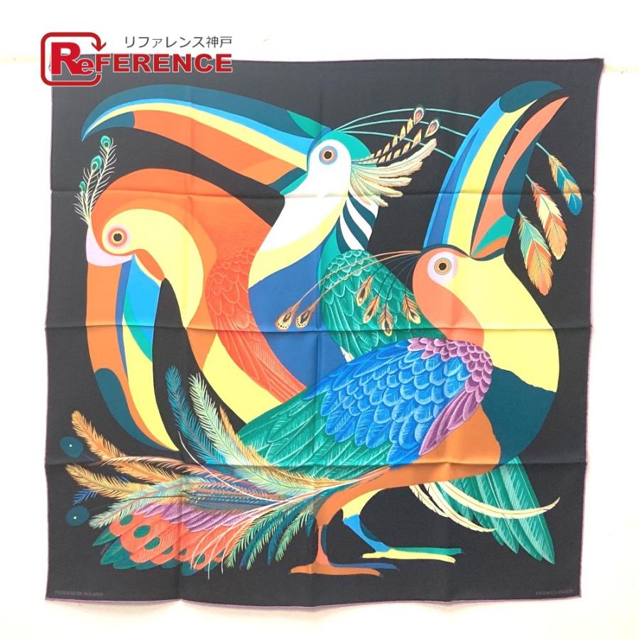 希少 エルメス Hermes 楽園のオオハシ スカーフ カレ コレクション