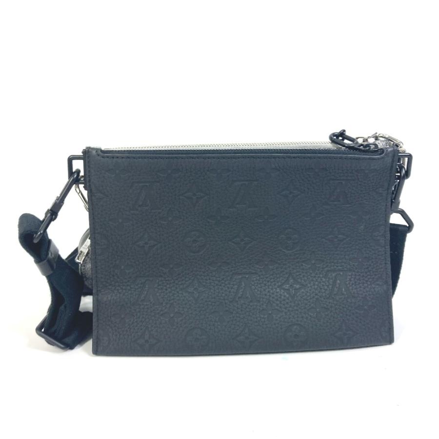 LOUIS VUITTON ルイヴィトン M59682 ダミエグリッター トリオポーチ NM  