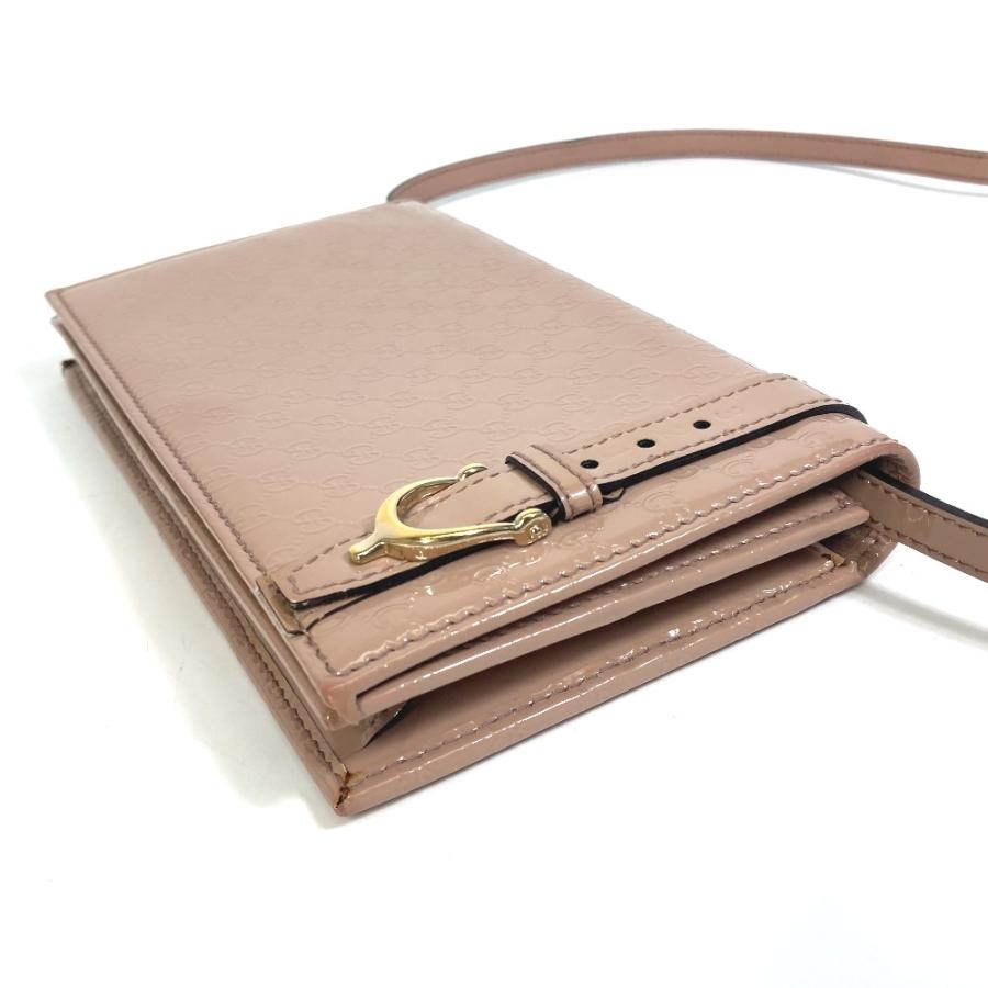GUCCI グッチ 354086 GG/斜め掛け グッチニース/2WAY ショルダーウォレット ショルダーバッグ エナメル ベージュ レディース【中古】 | GUCCI | 04