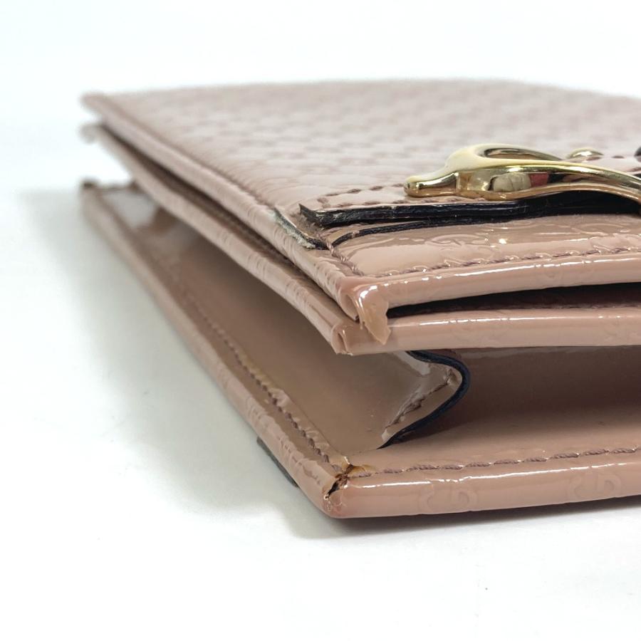 GUCCI グッチ 354086 GG/斜め掛け グッチニース/2WAY ショルダーウォレット ショルダーバッグ エナメル ベージュ レディース【中古】 | GUCCI | 05