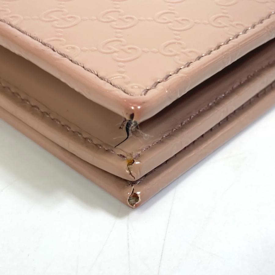 GUCCI グッチ 354086 GG/斜め掛け グッチニース/2WAY ショルダーウォレット ショルダーバッグ エナメル ベージュ レディース【中古】 | GUCCI | 06