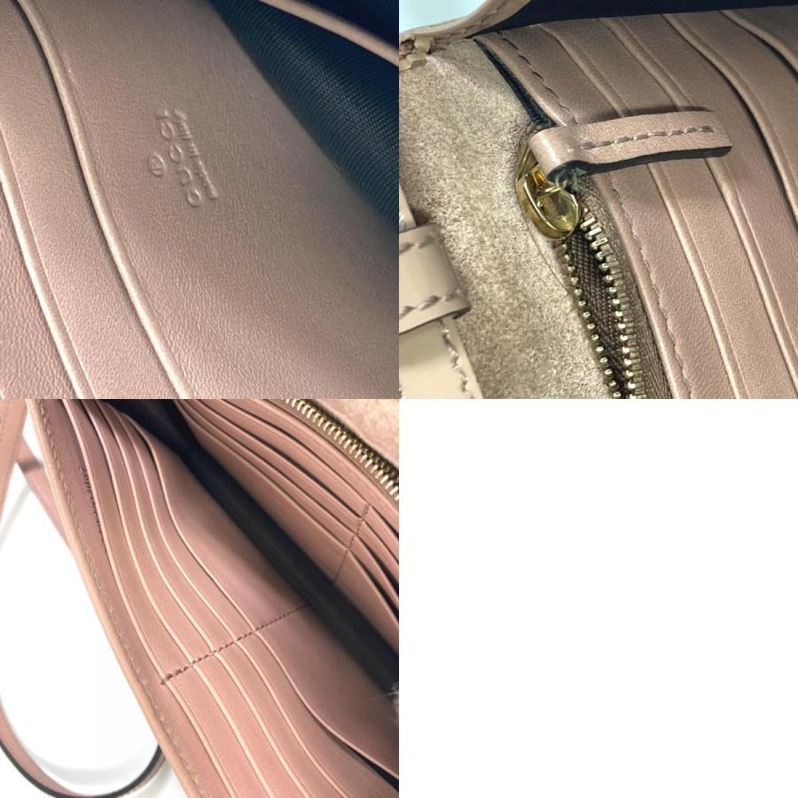GUCCI グッチ 354086 GG/斜め掛け グッチニース/2WAY ショルダーウォレット ショルダーバッグ エナメル ベージュ レディース【中古】 | GUCCI | 09