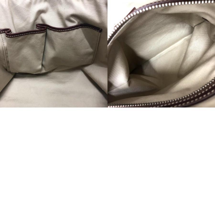 CELINE セリーヌ 165952 ロゴ ボストンバッグ キャンバス/レザー ベージュ/ブラウン レディース【中古】 | CELINE | 09