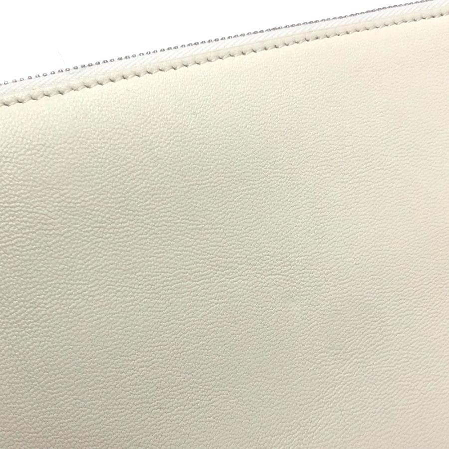 CELINE セリーヌ S-GM-4166 バイカラー クラッチバッグ レザー ホワイト/パープル レディース【中古】 | CELINE | 05