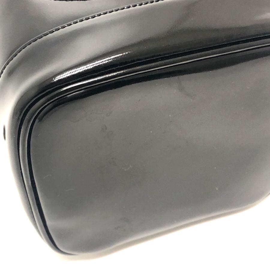 CHANEL シャネル A01998 CC ココマーク ヴィンテージ 化粧ポーチ バニティバッグ パテントレザー ブラック レディース【中古】 | CHANEL | 05