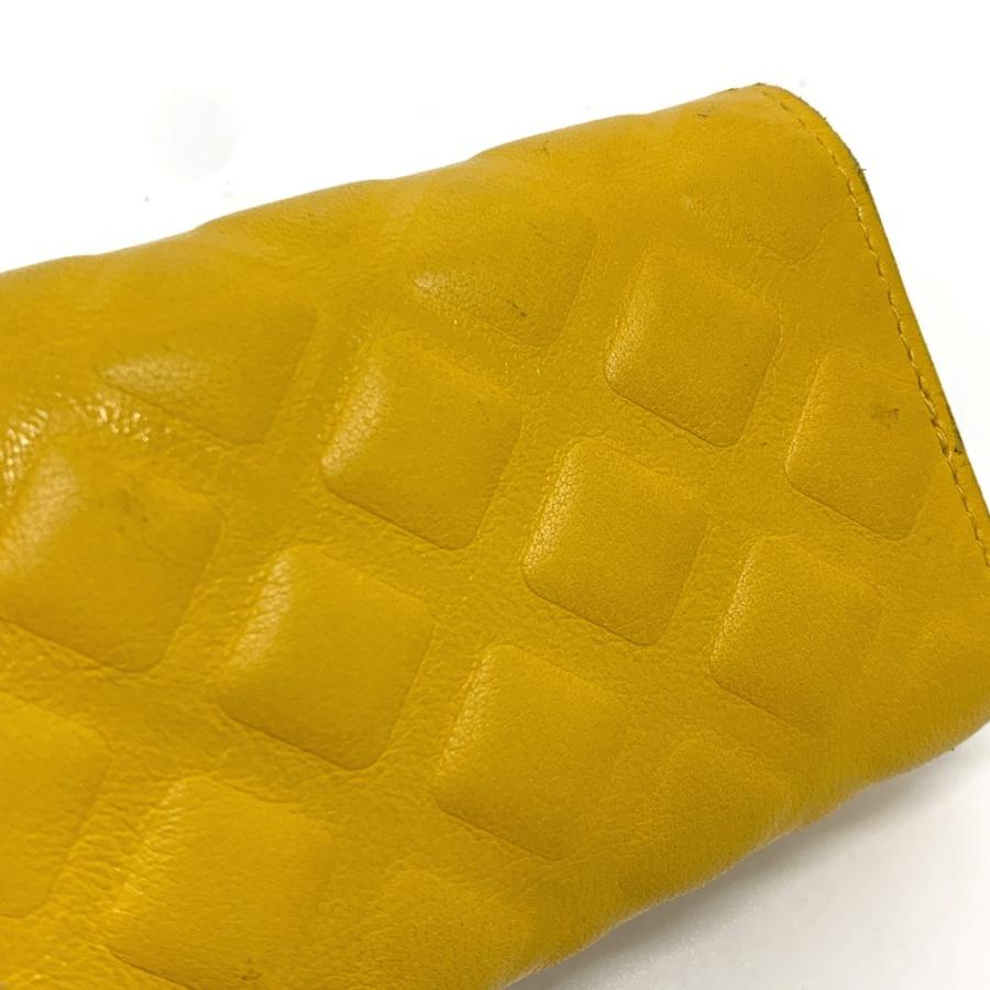 CHANEL シャネル ココマーク ダイヤモンドCC 4連 キーリング付き キーケース カーフスキン イエロー レディース【中古】 | CHANEL | 07