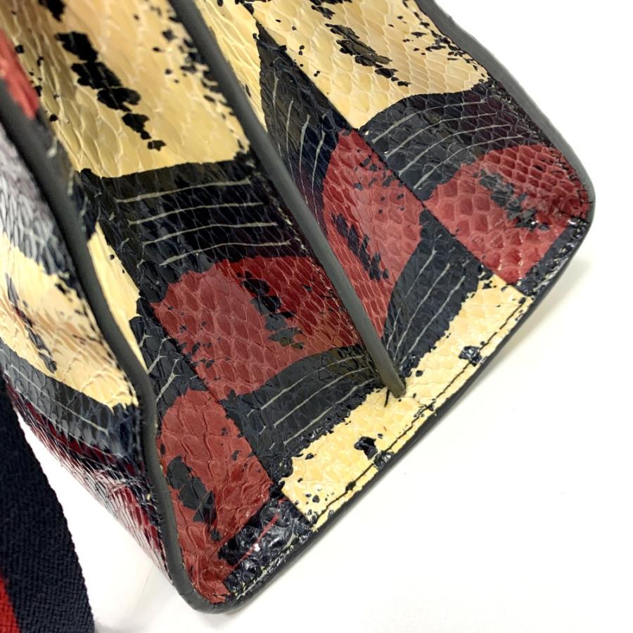 GUCCI グッチ 453764 ニムフェア 2WAY ハンドバッグ パイソン レッド レディース【中古】 | GUCCI | 04
