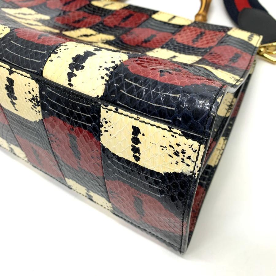 GUCCI グッチ 453764 ニムフェア 2WAY ハンドバッグ パイソン レッド レディース【中古】 | GUCCI | 05