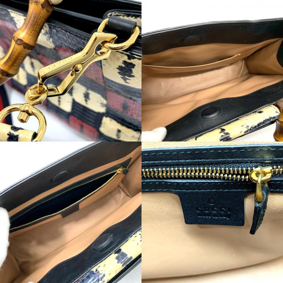 GUCCI グッチ 453764 ニムフェア 2WAY ハンドバッグ パイソン レッド レディース【中古】 | GUCCI | 08