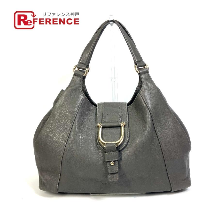 GUCCI グッチ 268747 D型リング ショルダーバッグ トートバッグ レザー  