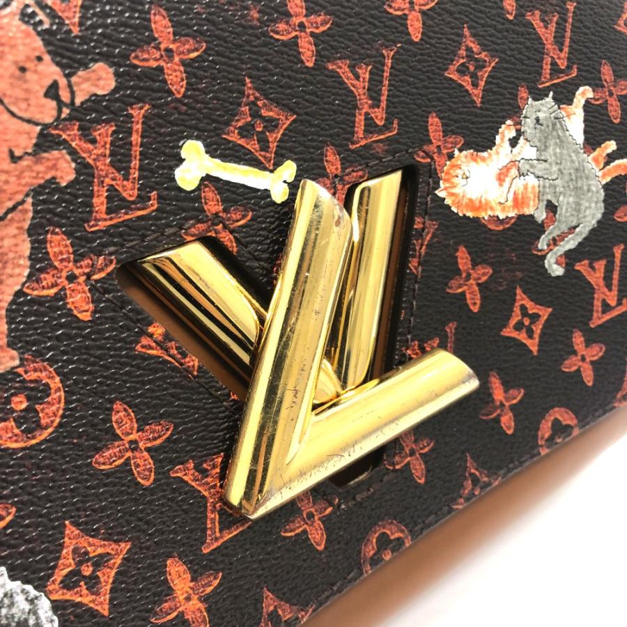 中古 ルイ ヴィトン LOUIS VUITTON M44408 FL4138 レディース ショルダーバッグ キャットグラム ブラウン レザー LOUIS VUITTON - 中古 ルイ ヴィトン LOUIS VUITTON M44408 FL4138
