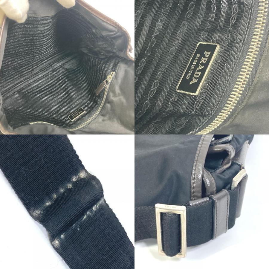 PRADA プラダ トライアングルロゴ メッセンジャーバッグ 斜め