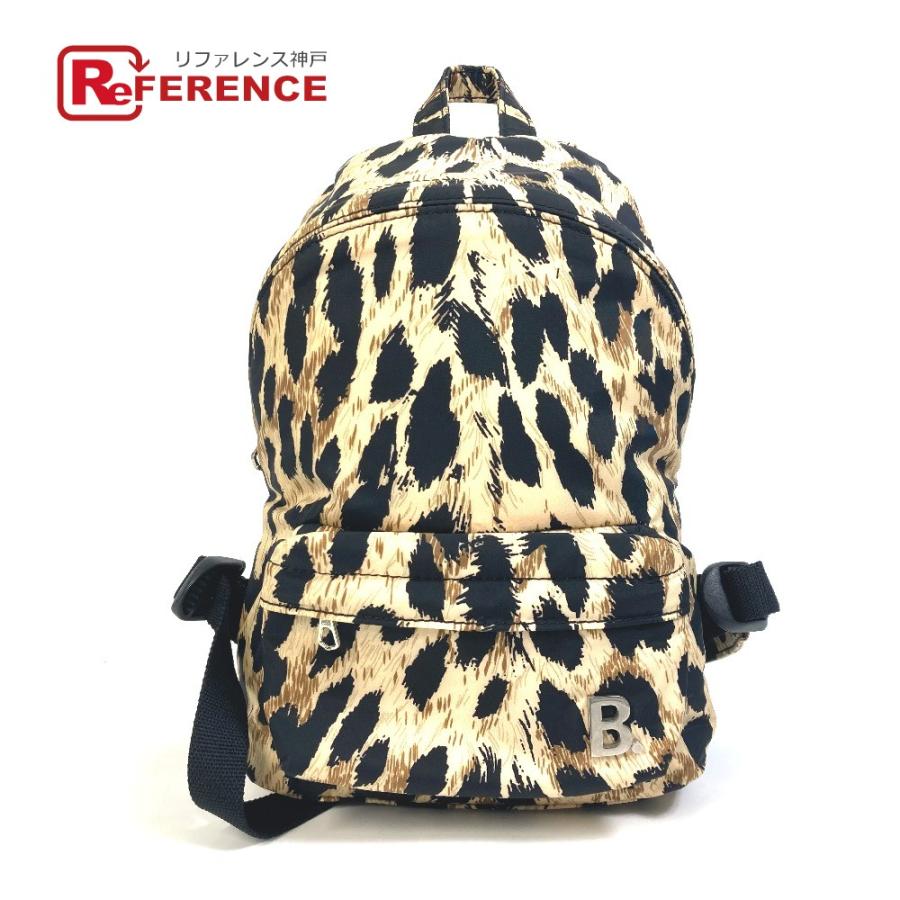 BALENCIAGA バレンシアガ 580026 レオパード 豹柄 ヒョウ ミニリュック バックパック リュックサック ナイロン【中古】 | BALENCIAGA