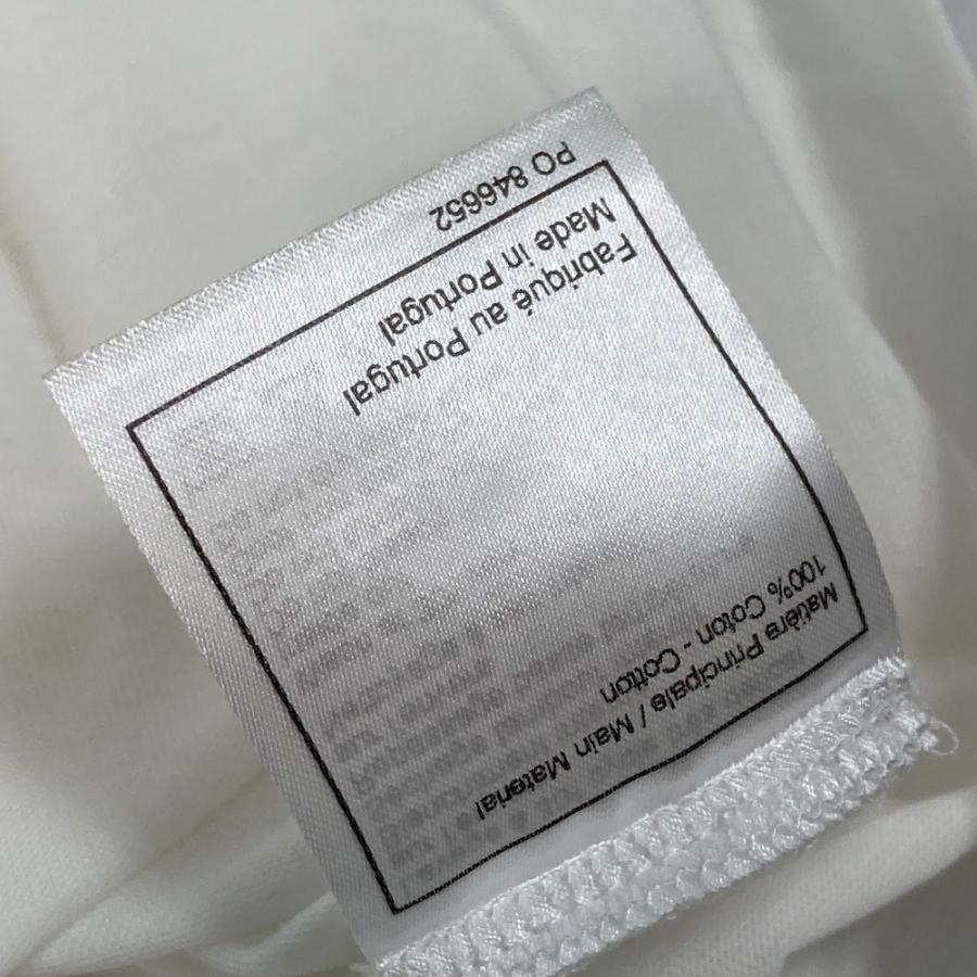 美品 S シャネル CHANEL ロゴ ユニフォーム Tシャツ 白 半袖 20P CHANEL シャネル ロゴ ユニフォーム 20P Tシャツ トップス 半袖