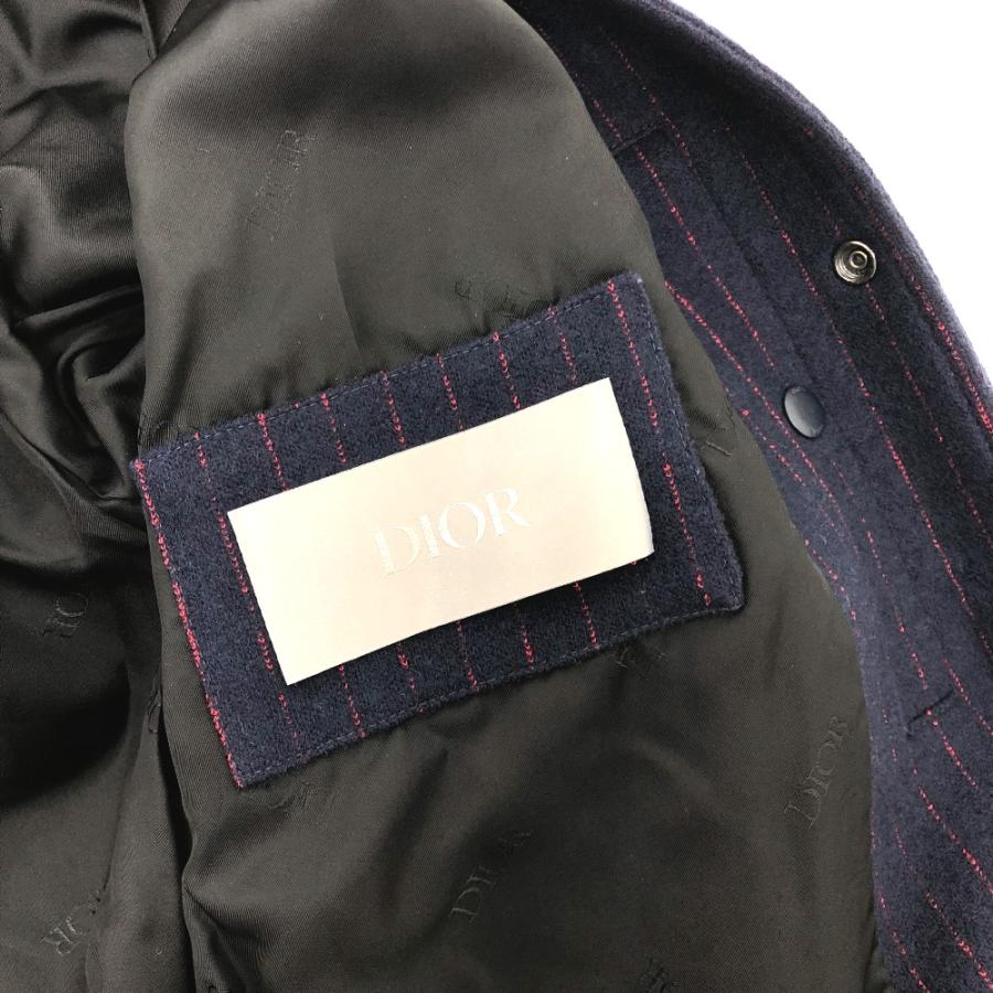 Dior ディオール 213J431A0738 アトリエ ストリート スタイル ブルゾン ジャケット ウール ネイビー メンズ【中古】の画像