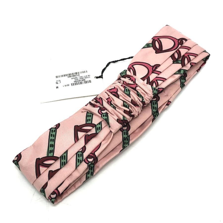 GUCCI ピンク ヘアバンド