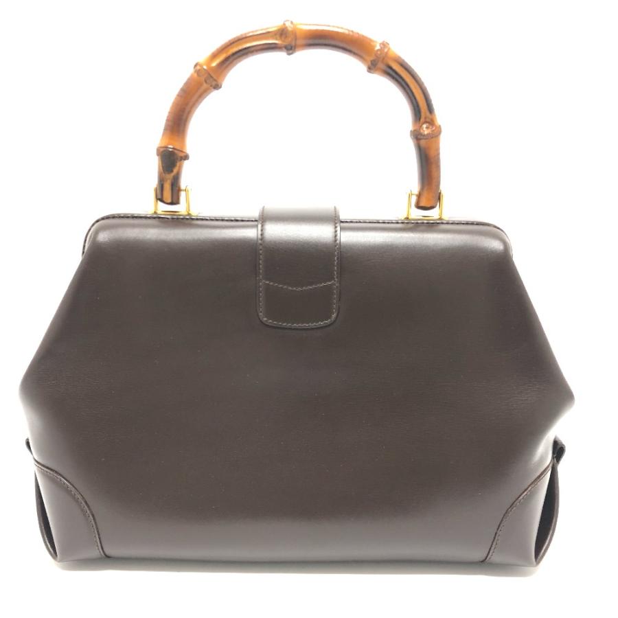 GUCCI（グッチ） バンブー ドクターズバッグ ハンドバッグ レザー