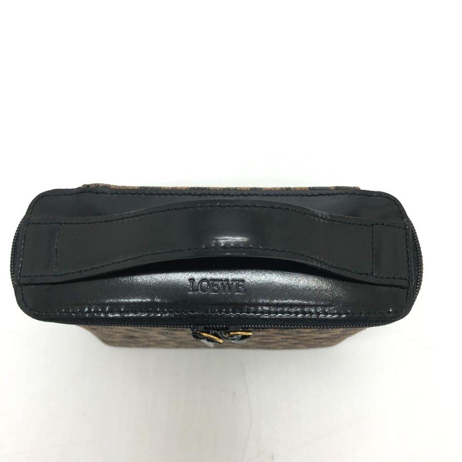 LOEWE ロエベ レオパード ミニ/化粧ポーチ カバン バニティバッグ レザー レディース【中古】 | LOEWE | 02