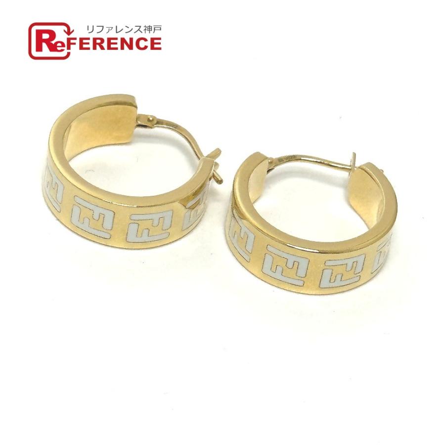 FENDI（フェンディ） 8AH637 Fロゴ フォーエバー フープピアス ピアス