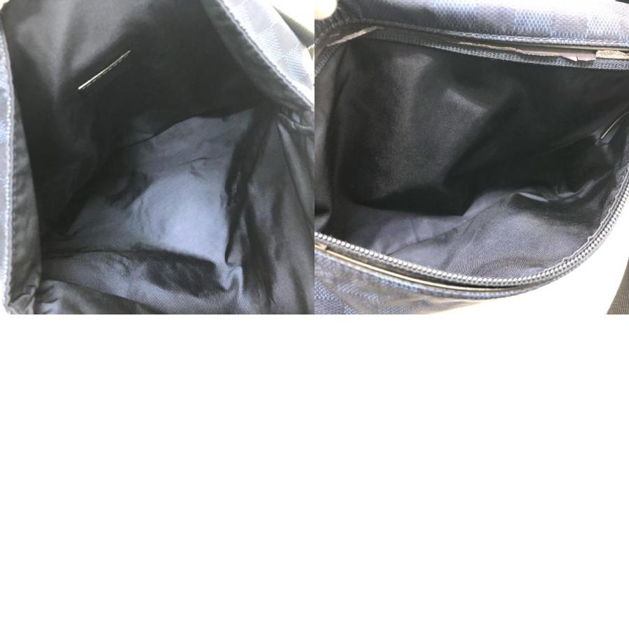 LOUIS VUITTON ルイヴィトン N41251 ダミエチャレンジ アリゼ ヴィトンカップ 肩掛けカバン ショルダーバッグ ナイロン ネイビー メンズ_9