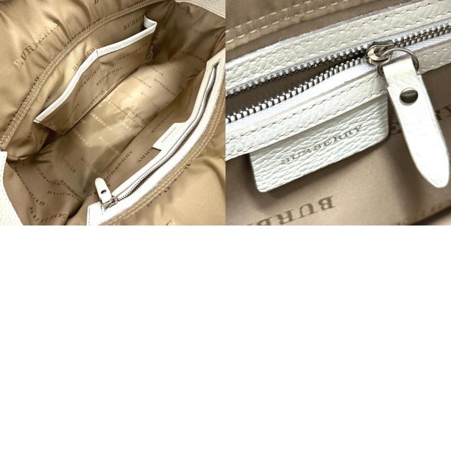 BURBERRY バーバリー チェック ミニボストンバッグ カバン ハンドバッグ ナイロン ベージュ レディース【中古】 | BURBERRY | 09