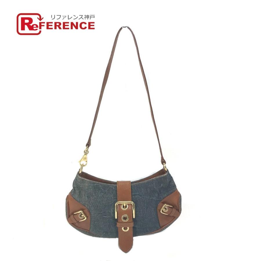 DOLCE&GABBANA ドルチェアンドガッバーナ ドルガバ ワンショルダー カバン 肩掛け ショルダーバッグ キャンバス【中古】 | 