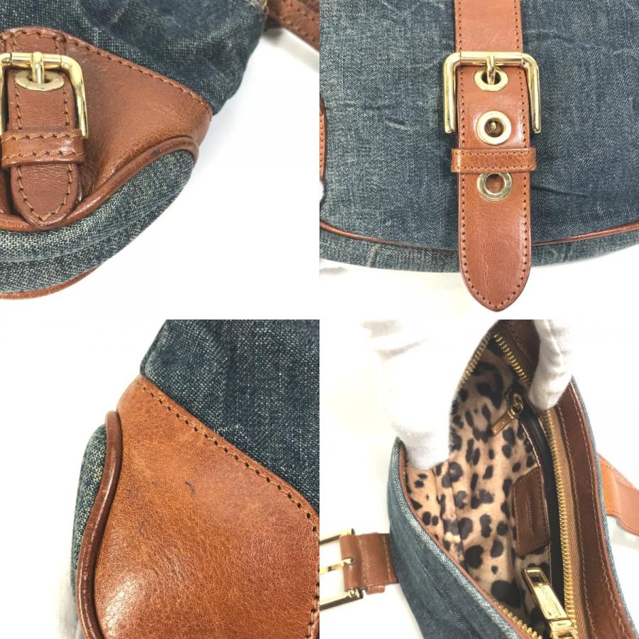 DOLCE&GABBANA ドルチェアンドガッバーナ ドルガバ ワンショルダー カバン 肩掛け ショルダーバッグ キャンバス【中古】 |  | 08
