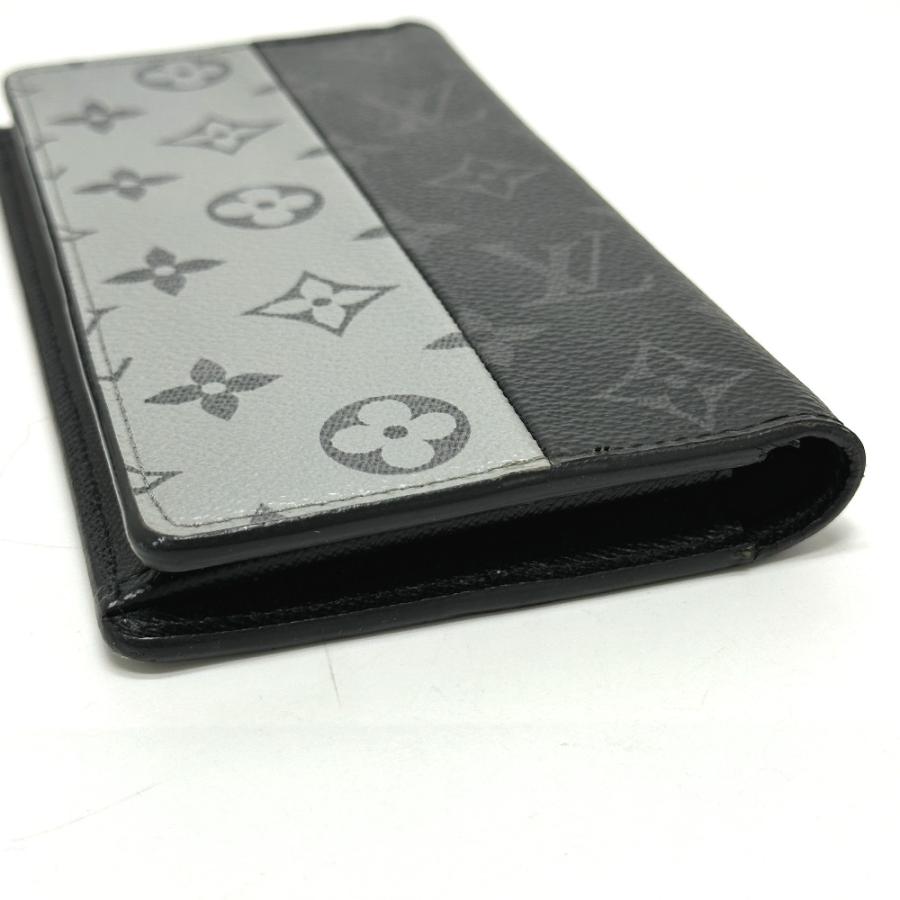 新型　美品　ルイヴィトン　モノグラム・エクリプス　ポルトフォイユ・ブラザ　財布 LOUIS VUITTON（ルイ・ヴィトン） M63027 モノグラムエクリプス