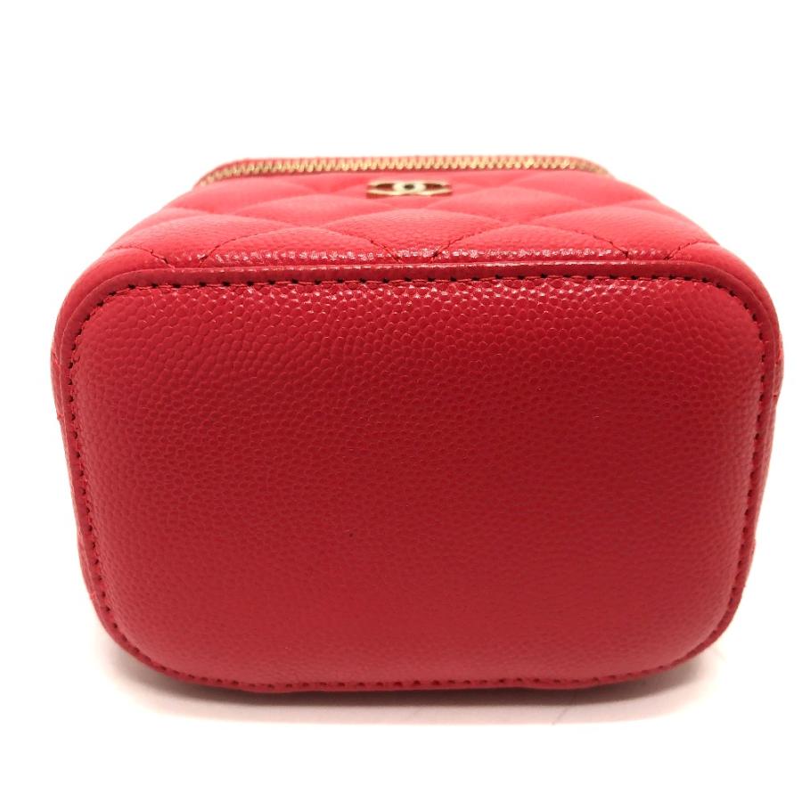 CHANEL ココマーク ジュエリーボックス バニティバッグ コスメポーチ シャネル / コスメポーチ / ココマーク キャビアスキン バニティバッグ