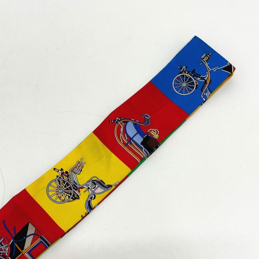 HERMES エルメス 馬車 ツイリー スカーフ シルク マルチカラー レディース【中古】 | HERMES | 03