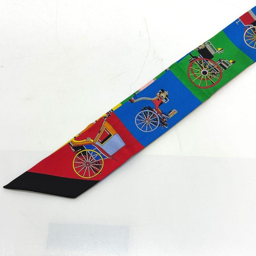 HERMES エルメス 馬車 ツイリー スカーフ シルク マルチカラー レディース【中古】 | HERMES | 04