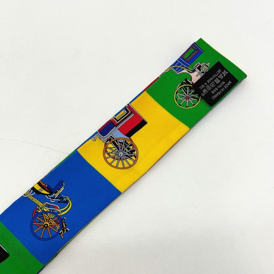 HERMES エルメス 馬車 ツイリー スカーフ シルク マルチカラー レディース【中古】 | HERMES | 07