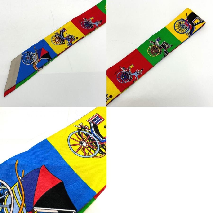 HERMES エルメス 馬車 ツイリー スカーフ シルク マルチカラー レディース【中古】 | HERMES | 09