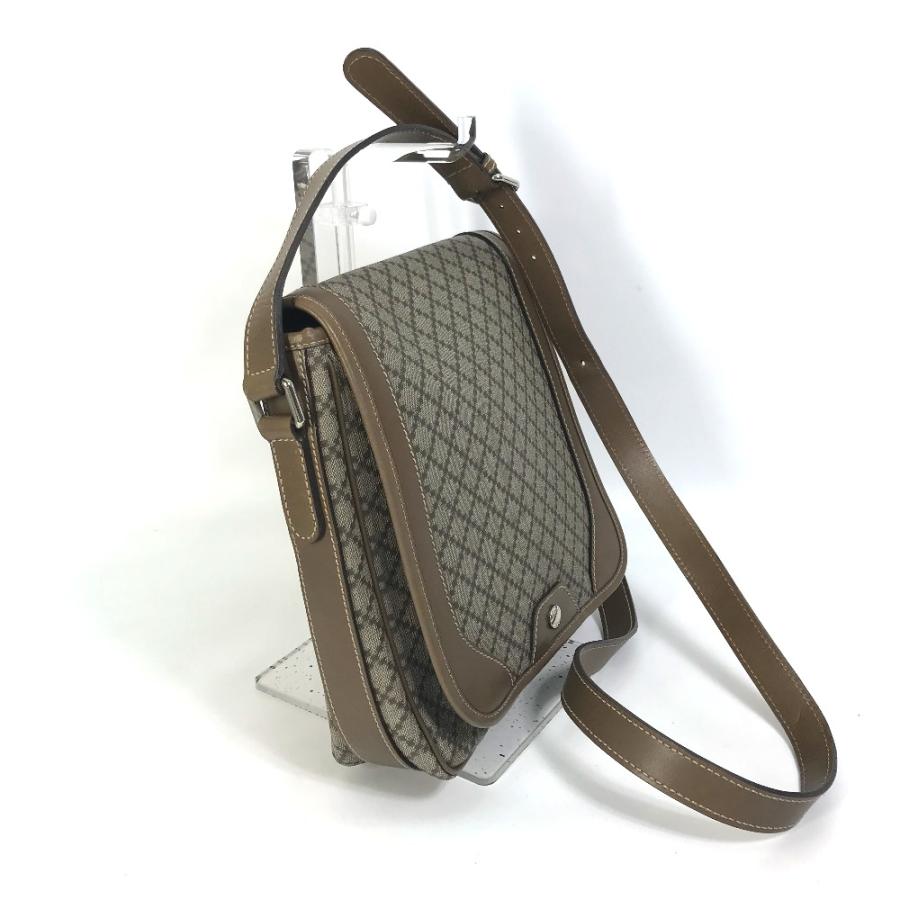 GUCCI グッチ 295679 斜め掛け カバン ディアマンテ　 フラップ付き ショルダーバッグ PVC/レザー ベージュ メンズ【中古】 | GUCCI | 02