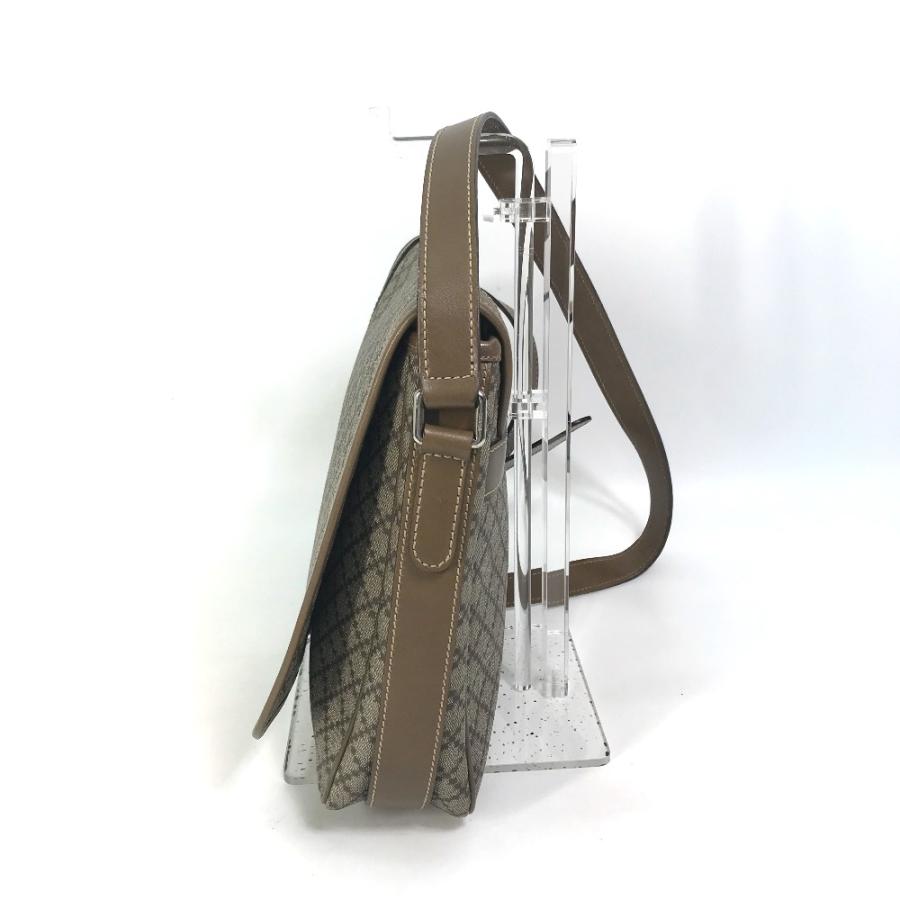GUCCI グッチ 295679 斜め掛け カバン ディアマンテ　 フラップ付き ショルダーバッグ PVC/レザー ベージュ メンズ【中古】 | GUCCI | 03