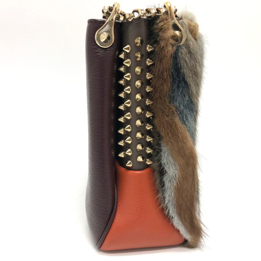 Christian Louboutin クリスチャンルブタン ファー サイドスタッズ 