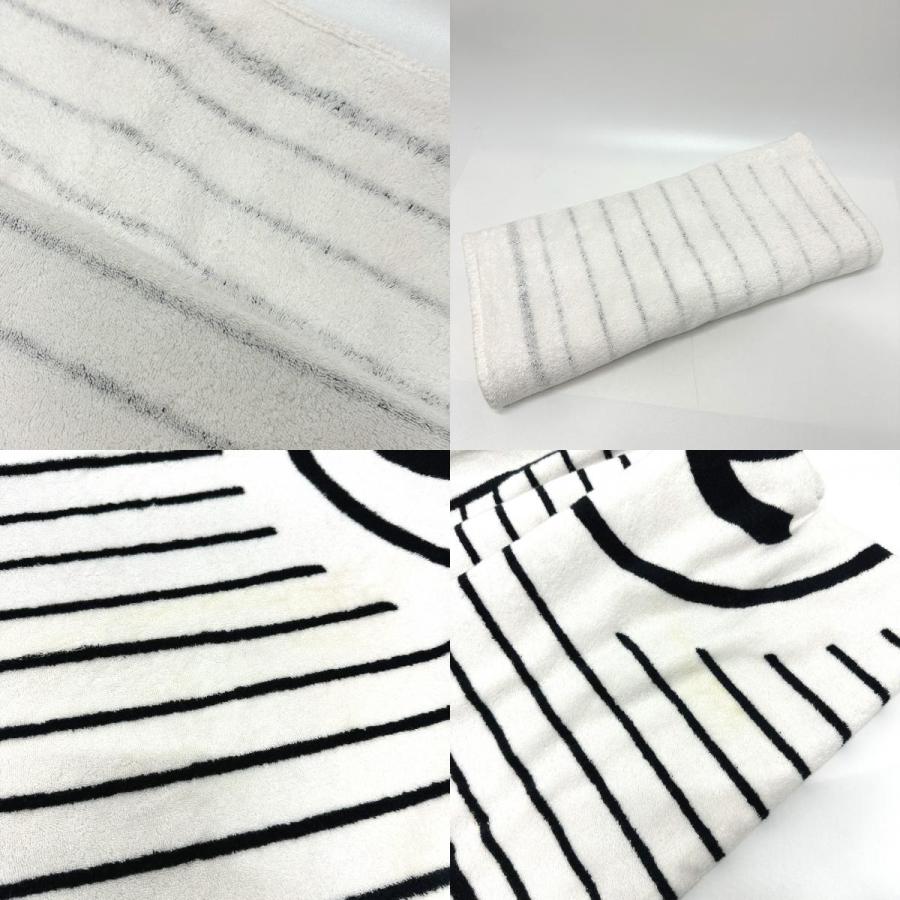 CHANEL シャネル スポーツ CC ココマーク ビーチタオル ブランケット コットン ホワイト レディース【中古】 | CHANEL | 08