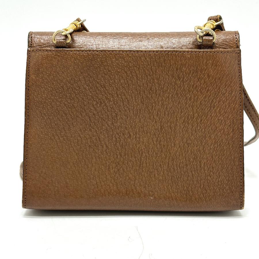 Valentino Garavani ヴァレンティノ・ガラヴァーニ ロゴ ミニ バッグ ヴィンテージ ショルダーバッグ レザー ブラウン レディース【中古】 |  | 01