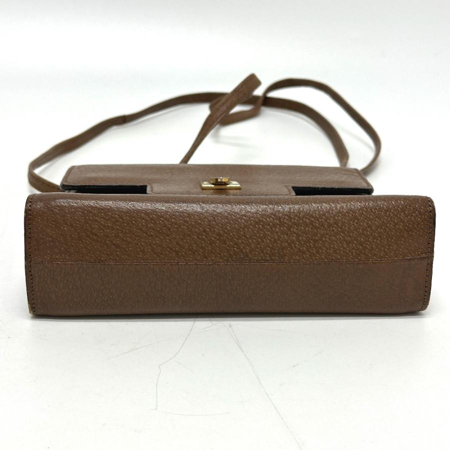 Valentino Garavani ヴァレンティノ・ガラヴァーニ ロゴ ミニ バッグ ヴィンテージ ショルダーバッグ レザー ブラウン レディース【中古】 |  | 02