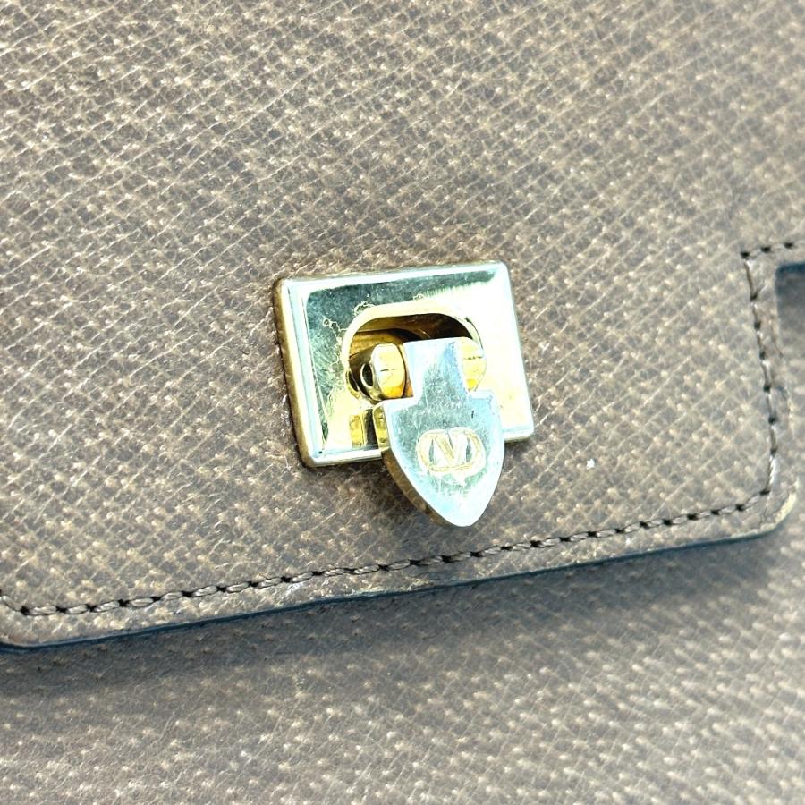 Valentino Garavani ヴァレンティノ・ガラヴァーニ ロゴ ミニ バッグ ヴィンテージ ショルダーバッグ レザー ブラウン レディース【中古】 |  | 05