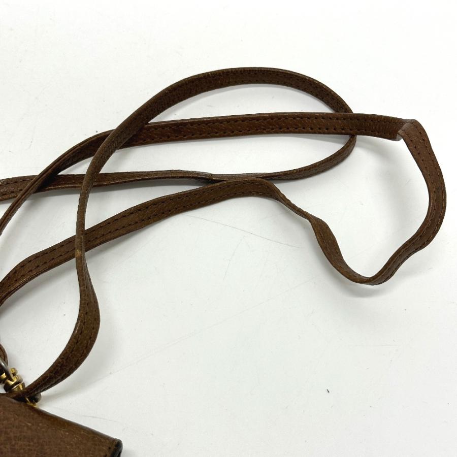 Valentino Garavani ヴァレンティノ・ガラヴァーニ ロゴ ミニ バッグ ヴィンテージ ショルダーバッグ レザー ブラウン レディース【中古】 |  | 07